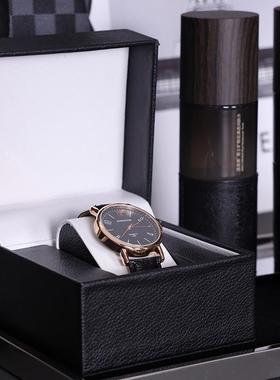 样板房衣帽间梳妆台摆设件男士衣柜领带手表香水托盘套装现代摆件