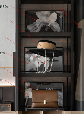 样板房衣帽间梳妆台大牌小香风衣服首饰包包软装饰品组合摆件套装