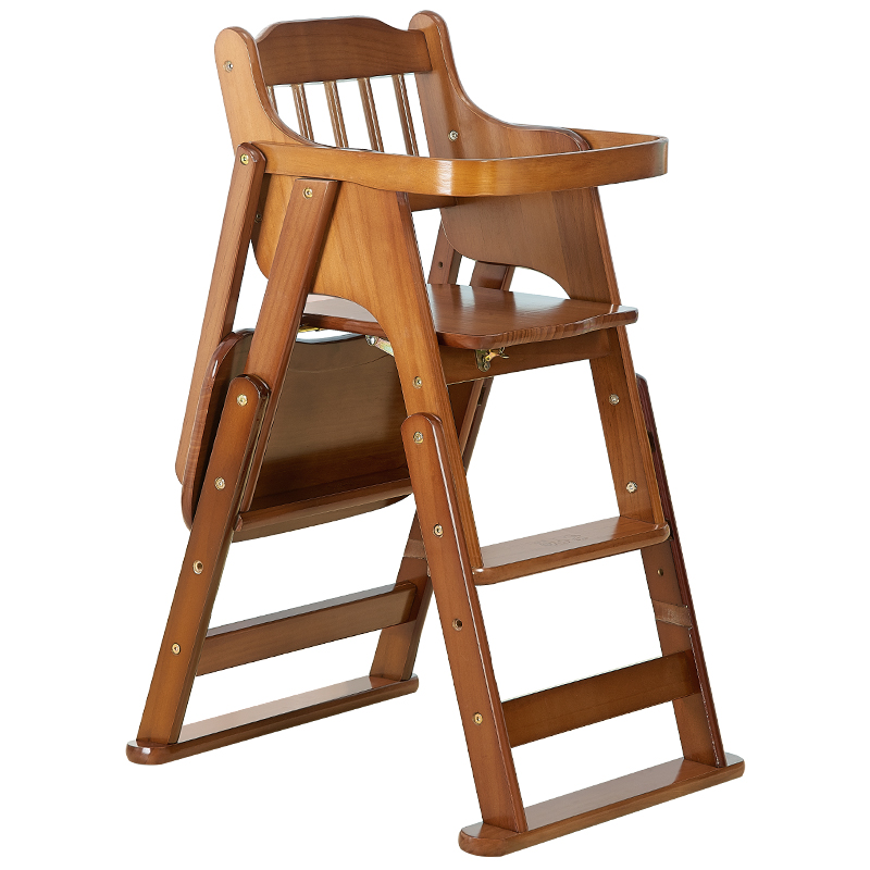 宝宝餐椅儿童餐桌椅子多功能可折叠座椅实木吃饭餐椅婴儿家用71