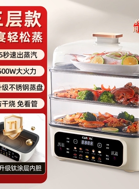 德国电蒸锅家用大容量炖蒸煮一体