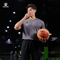KELME Kalmis new basketball referee jacket blouse for men and women can print V-collar sports t-shirt breathable sportswear