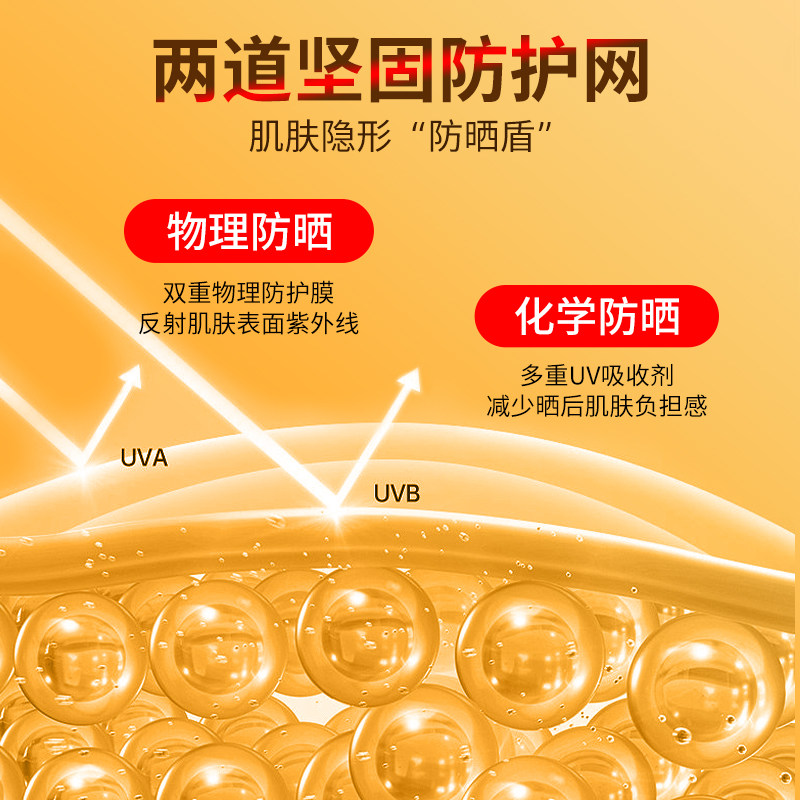 透之谜隔离防晒霜50倍官方正品清爽不油腻保湿三合一男女生面部乳,淘宝优惠券,粉丝福利购,淘宝优惠卷