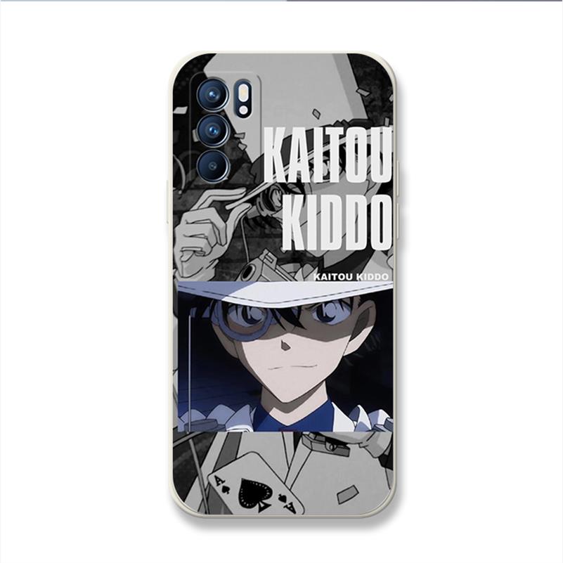 怪盗基德适用opporeno6opporeno6pro+软套reno5k防摔4se周边3元气版新款硅胶名侦探动漫全包个性柯南 - 图3