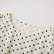 Enos Wangjing 2026 Summer Polka Dot Puff Sleeve Shirt Women's Summer Waist Tie Slimming Top 0354