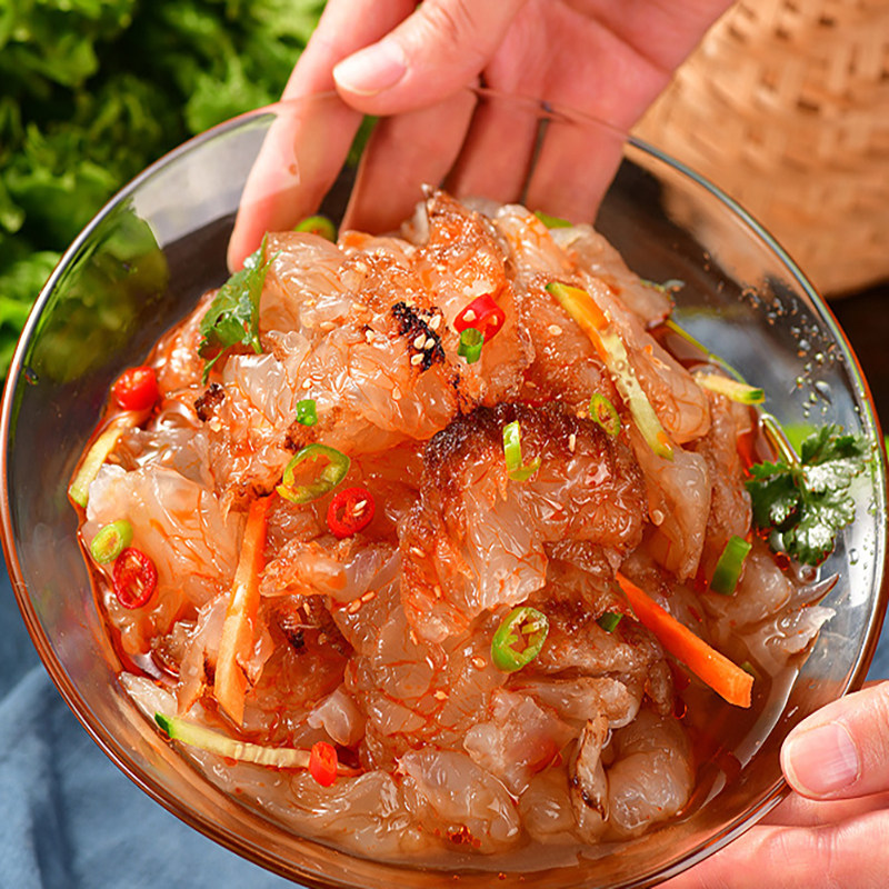 新鲜即食海蜇头水产品凉拌菜食材小吃零食商家用带料包下饭菜特产,淘宝优惠券,粉丝福利购,淘宝优惠卷