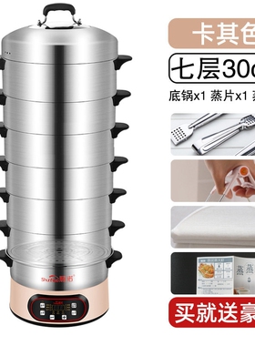 2025新款电蒸锅多功能家用全自动