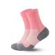 Women's mid-calf running socks with towel bottoms to absorb sweat and absorb shock
