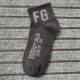 Socks men's summer FG socks women's solid color cotton ins low-top trendy brand multi-line street skateboard sweat-absorbent breathable socks