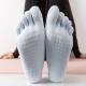 Lace cross-strap professional five-finger yoga socks