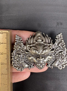 白利马铜神兽兹巴札项链挂件吊坠藏式民族风工艺随身托甲兹巴札