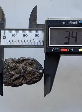 藏佛云铁黑六臂玛哈嘎拉菩萨挂件本命佛寒铁大黑天佛像牌吊坠托甲