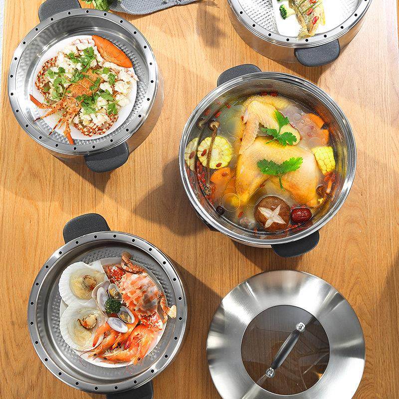 预约保温定时蒸锅家用多功能电蒸锅三层大容量电蒸笼自动断电火锅,淘宝优惠券,粉丝福利购,淘宝优惠卷