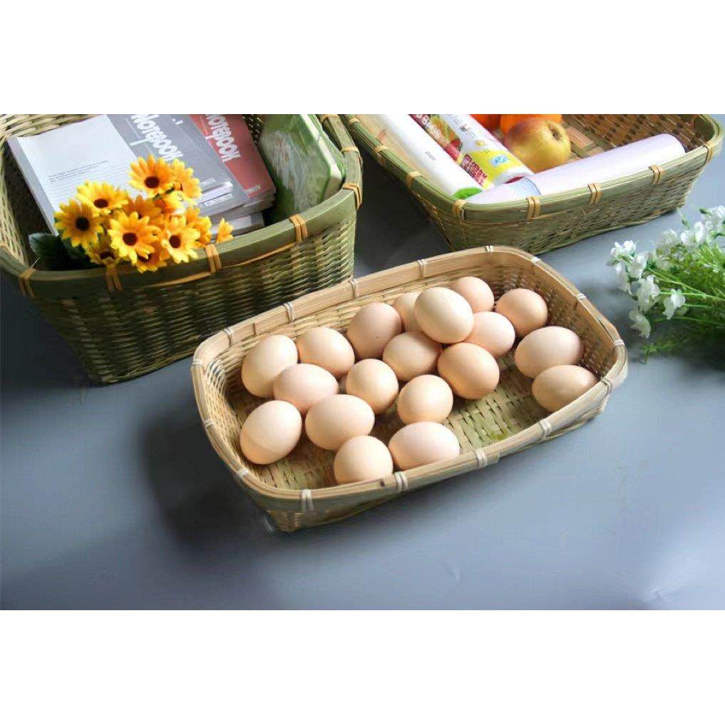 竹编收纳筐水果蔬菜篮子鸡蛋篮厨房收纳竹筐家用馒头筐饭店装饰,淘宝优惠券,粉丝福利购,淘宝优惠卷
