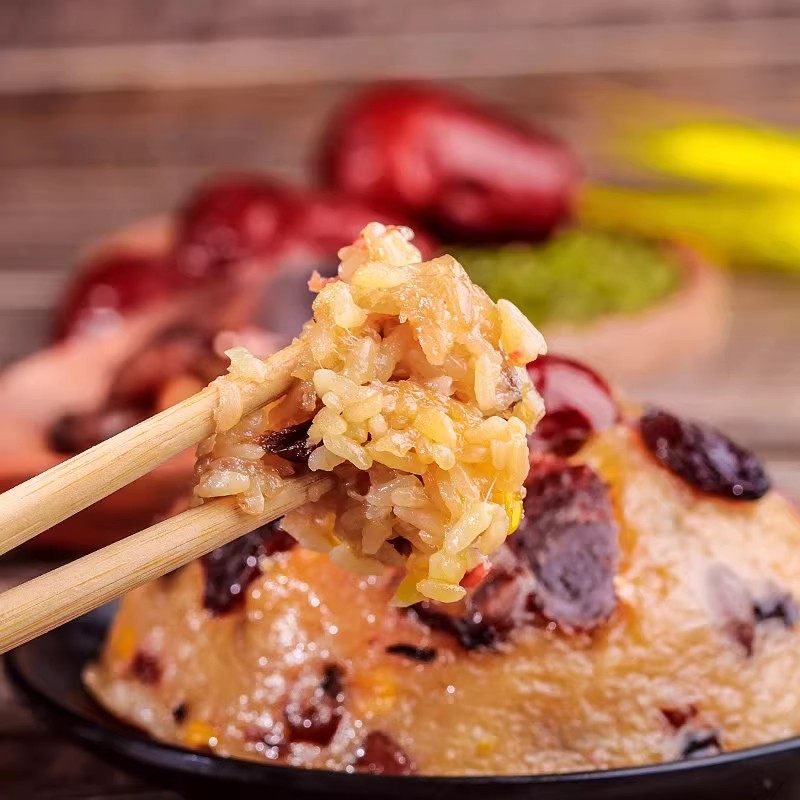 西安饭庄八宝甜饭300g盒装加热速食陕西特产即食特色美食预制菜,淘宝优惠券,粉丝福利购,淘宝优惠卷