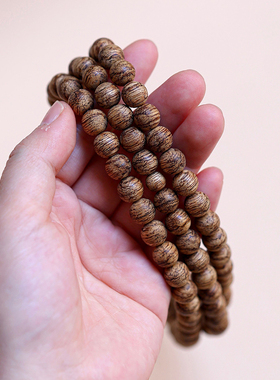 正区达拉干沉香花珠念珠简约