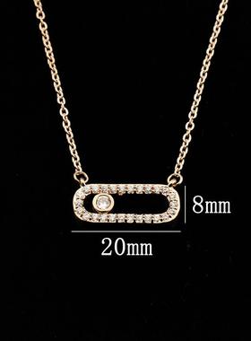 Arab Style Crystal Bead Pendant Necklace For Women Dainty We