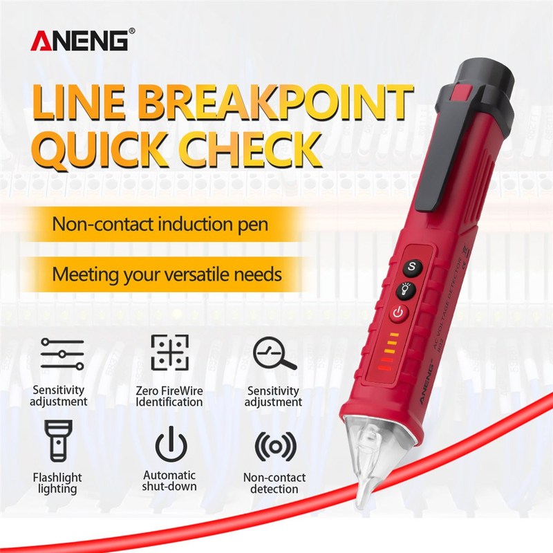 VD802 Non-contact AC Voltage Detector Tester Meter Pen Style - 图2