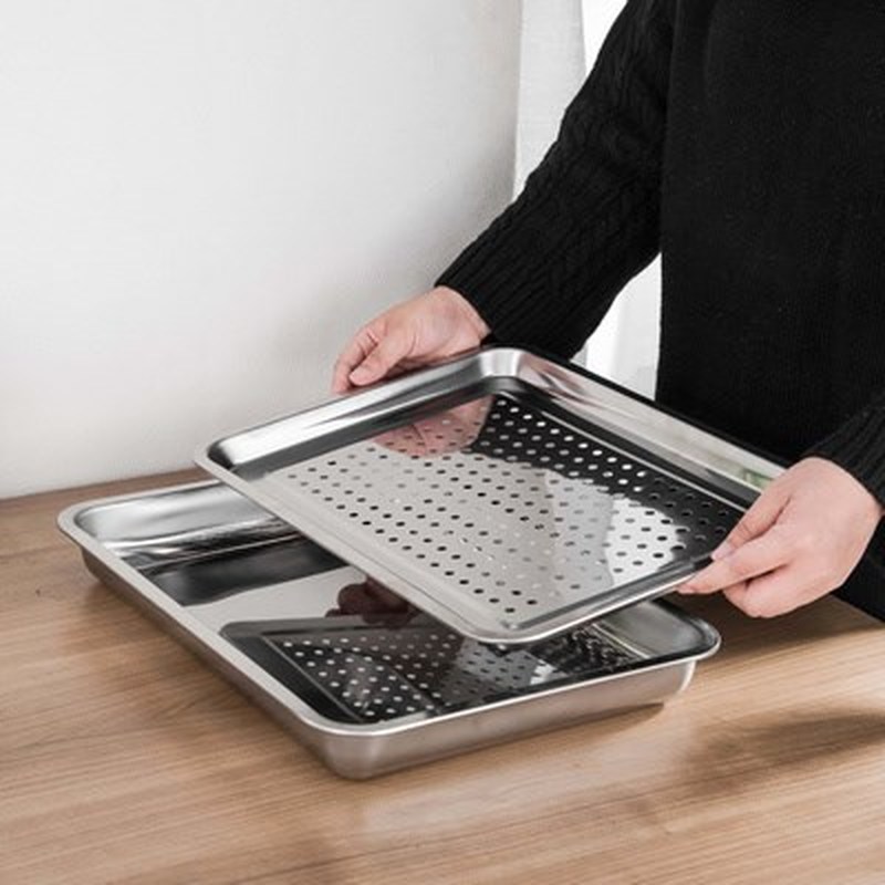 Stainless steel tea tray household kungfu tea set, tea tra - 图1