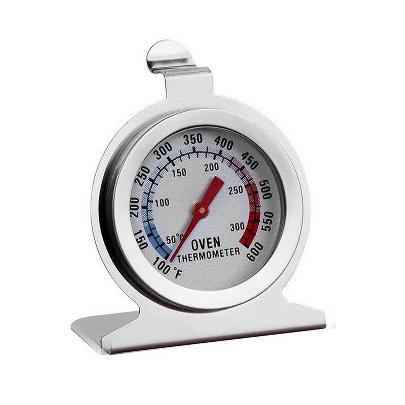 1Pcs Stand  Dial Oven Thermometer Stainless Steel Gauge Gage - 图0