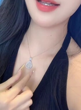 项链女佛公吊坠配饰锁骨链高级