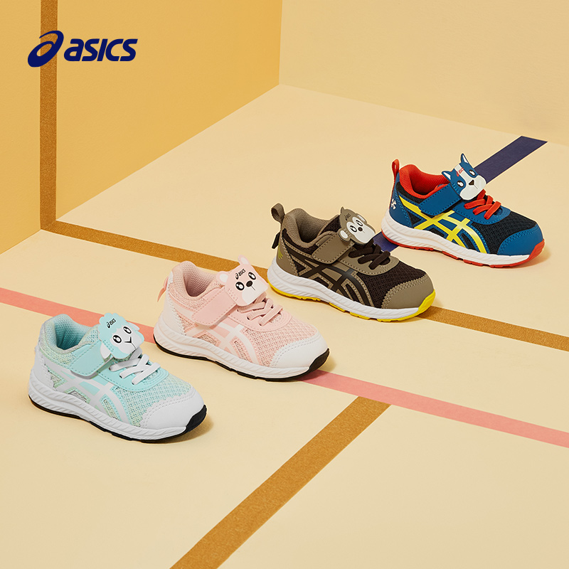 ASICS/亚瑟士童鞋新款男女童宝宝透气舒适卡通运动鞋1-3岁CONTEND-图0