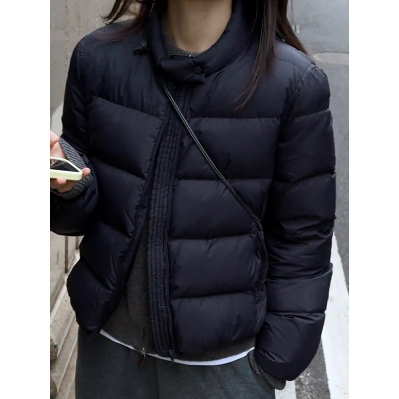 洋气轻薄舒适圆领正肩通勤风外套女2026冬季新款百搭宽松棉衣棉服,淘宝优惠券,粉丝福利购,淘宝优惠卷