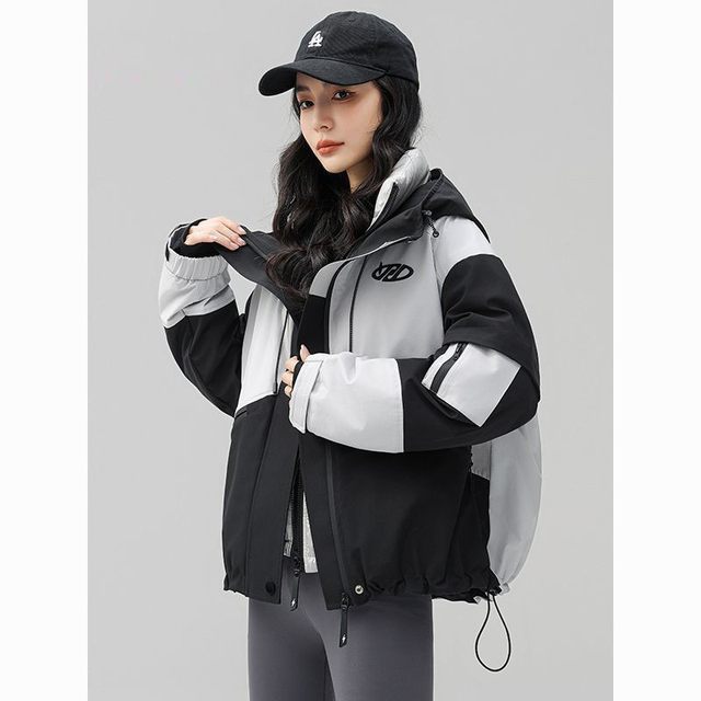 One-piece, two-piece down jacket, inner jacket, two-piece suit, women's short jacket, autumn and winter outdoor party jacket