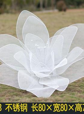 仿真蒲公英不锈钢雕塑户外公园景观装饰品广场房地产园林发光摆件