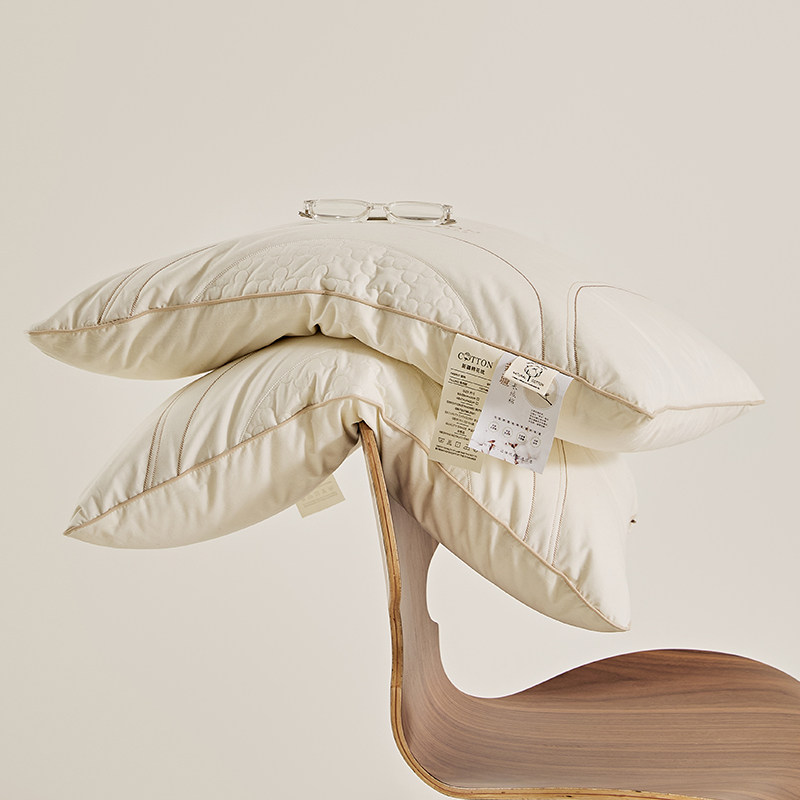 A类全棉花枕芯可机洗新疆棉花枕头成人枕儿童纯棉学生护颈枕一对,淘宝优惠券,粉丝福利购,淘宝优惠卷