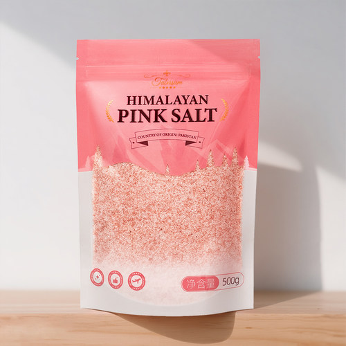 粉盐喜马拉雅天然细盐粉海盐玫瑰浴盐进口岩盐粉红盐磨砂膏工业盐 - 图2