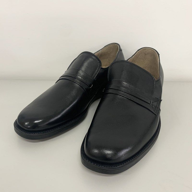 全新老货库存皮鞋男黑色真牛皮圆头套脚低帮商务正装皮鞋,淘宝优惠券,粉丝福利购,淘宝优惠卷