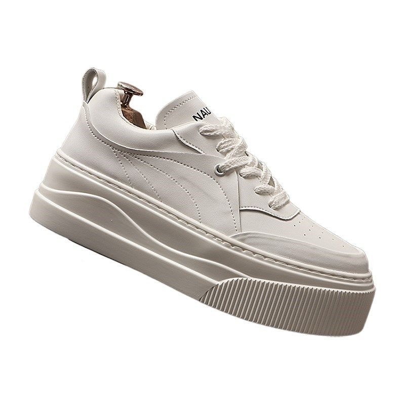 秋季新款男c士鞋子厚底增高鞋百搭韩版松糕鞋潮男小白鞋透气休闲,淘宝优惠券,粉丝福利购,淘宝优惠卷