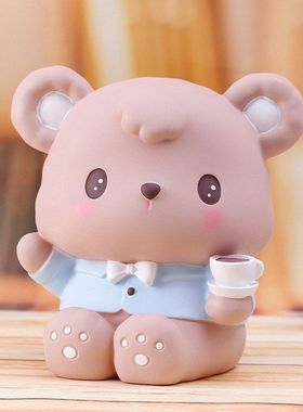 罐搪胶防掉大容量干饭储钱卡通