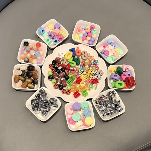 创意diy鞋带串珠鞋花笑脸爱心字母数字弹簧鞋子装饰配饰活动礼品 - 图1