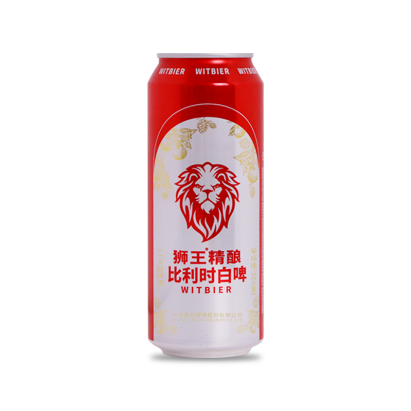 【临期7.11生产】狮王精酿白啤比利时小麦1L*6整箱燕京白啤旗舰店
