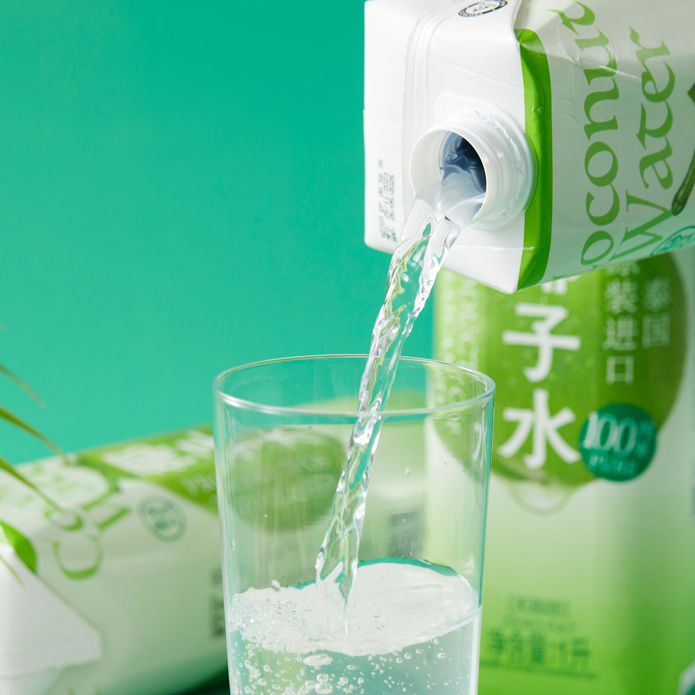 盒马 泰国进口 100%椰子水1L*6瓶天然果汁补水电解质健康饮料整箱,淘宝优惠券,粉丝福利购,淘宝优惠卷