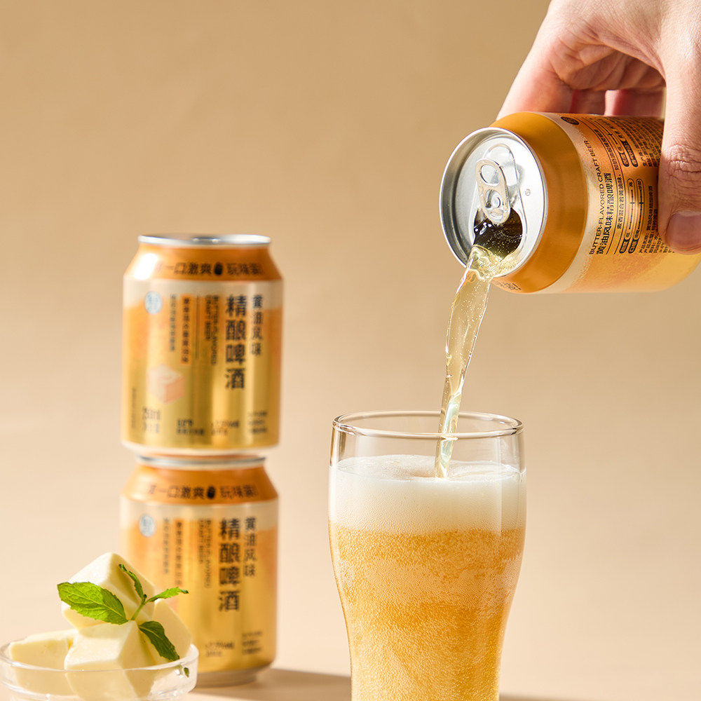 盒马MAX 精酿黄油风味皮尔森啤酒迷你罐 250ml*12果味啤酒