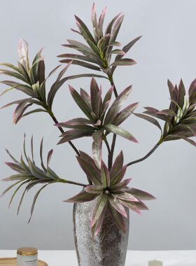 仿真绿植造景长枝百合竹