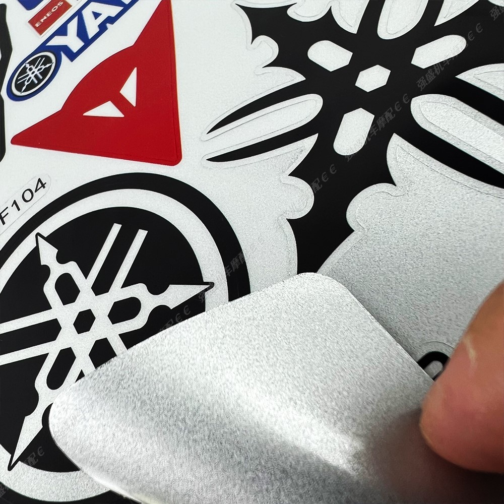 适用雅马哈摩托车反光贴纸踏板车贴花巧格125福颖迅鹰天剑飞致150 - 图1