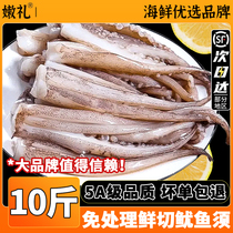 Fresh squid to be frozen fresh and fresh frozen Yuyu fish shall sea redfish seafood aquatic live raw frozen claws commercial