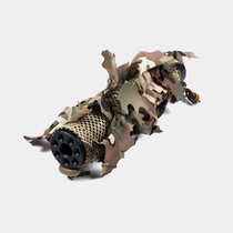 Decorative anti-suppressor-3D camouflak hood