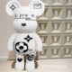 Extra large violent bear puzzle building blocks for adults difficult puzzle toys Internet celebrity fluid big white bear living room ornaments