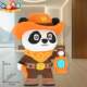 Pony Dangdang Cowboy Panda Building Blocks Children and Adults Educational Puzzle Toys Ornaments for Boys and Girls Birthday Gifts