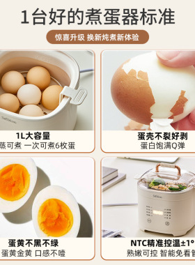 烁宁煮蛋器家用小型蒸全