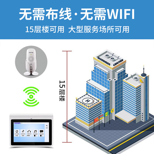 无线对讲呼叫器 茶楼餐厅酒店宾馆KTV会所包厢呼叫器 月子中心咖啡厅棋牌室服务铃对讲机 双向语音对讲呼叫器 - 图1