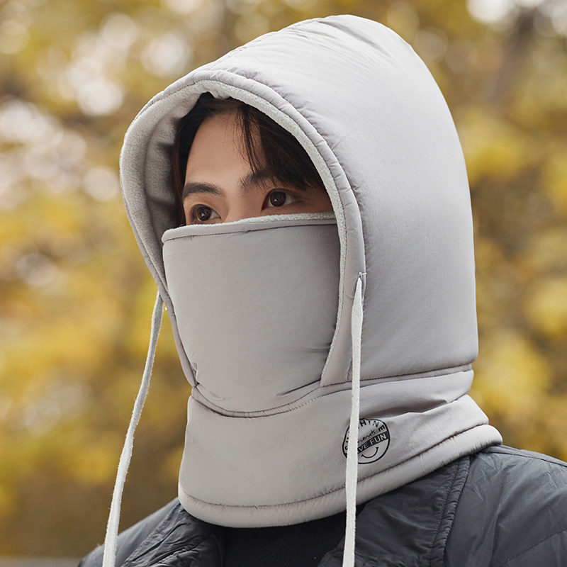帽子男冬季骑行电动车加绒棉帽女防风防寒面罩保暖护耳围脖头套帽,淘宝优惠券,粉丝福利购,淘宝优惠卷