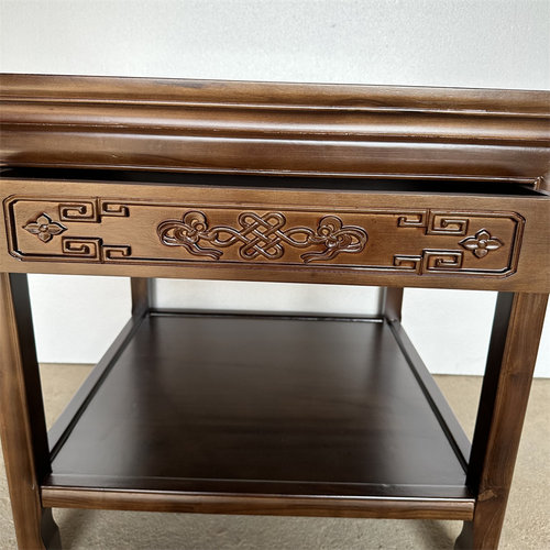 纯全实木小方几客厅小茶几沙发侧边角几边桌新中式小方桌正方简约 - 图3