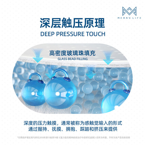 merrylife美国品牌全棉卡通儿童防踢被帮助睡眠重力被防蹬加重毯 - 图1
