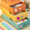 Colorful dot stickers kindergarten reward five-pointed star stickers