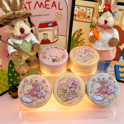 熊治小罐子蛋糕动物奶油盒子蛋糕铁罐网红甜品零食草莓罐罐千层